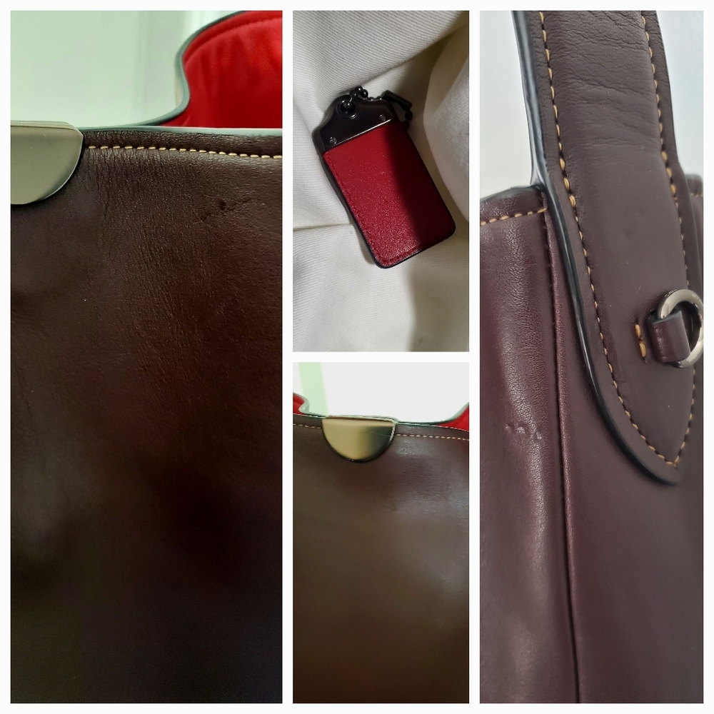 Coach 1941 Bedford Large Hobo Oxblood Bag - Picture 11 of 15